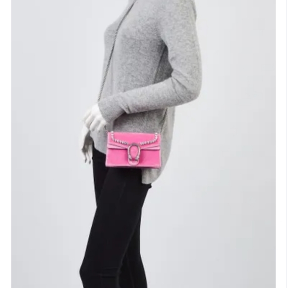 (Authenticated)Gucci Dionysus Mini Velvet Shoulder Bag - Picture 4 of 11